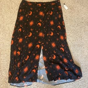 Maxi Skirt Celestial Print